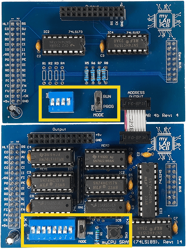 myCPU MAR/SRAM switches